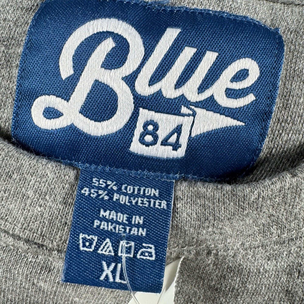 New Blue 84 Sweatshirt Women XL Gray Lake Tahoe California Bear Cropped Fleece - Picture 3 of 7